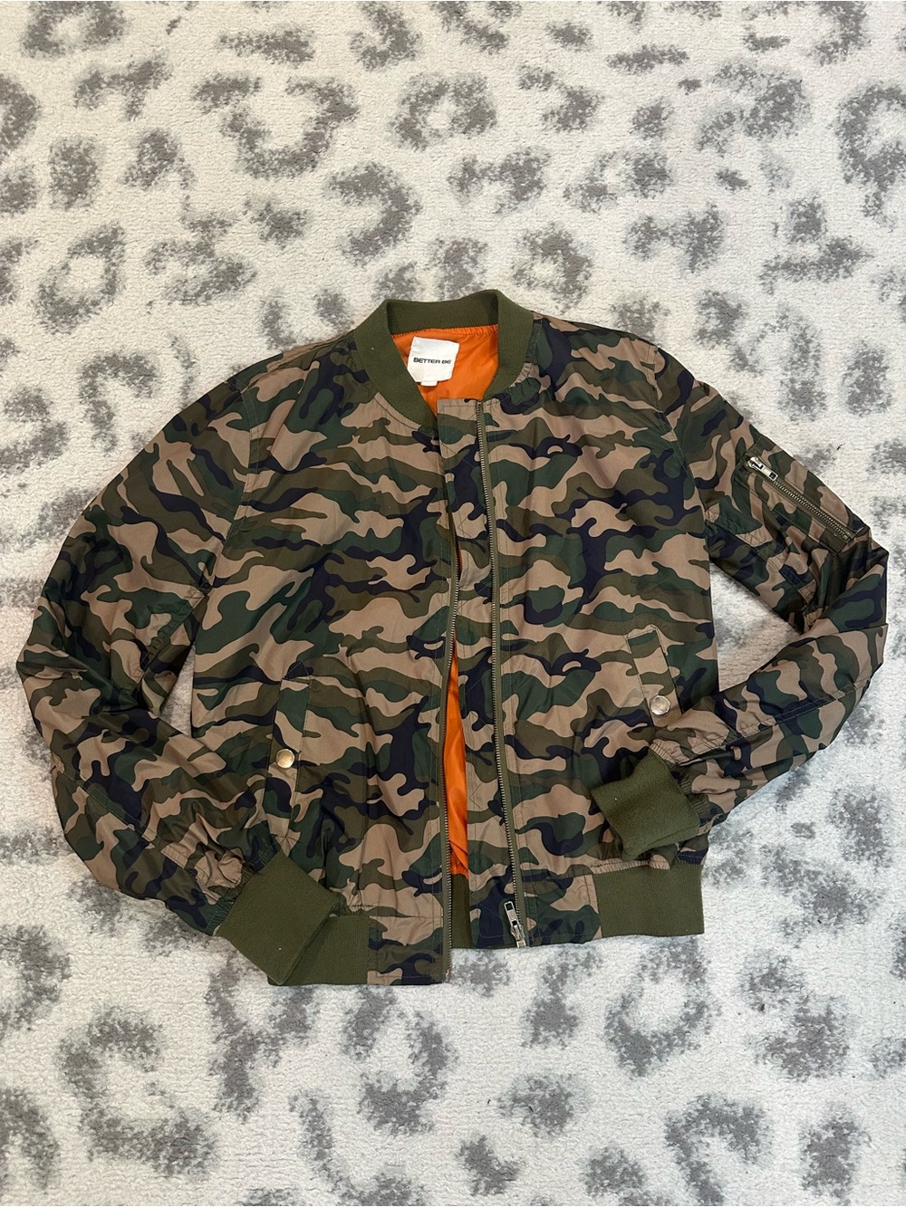Better Be Camo Bomber Jacket